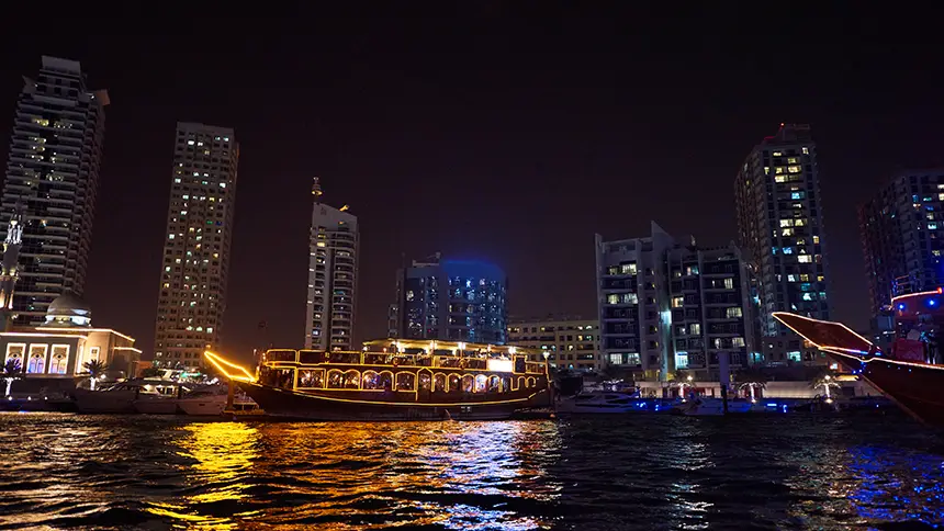 Cruising the Dubai Marina